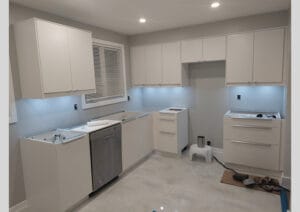after image of Kitchen renovation In Hamilton