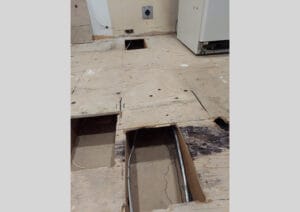 kitchen renovation floor repairs image